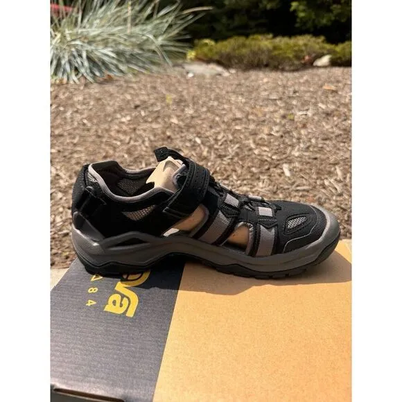 Teva Omnium 2 Black Strap Trail Hiking Sport Sandals Mens Size 9 New in Box