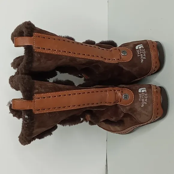 The North Face Women's Brown Waterproof/Insulated Suede Boots - 8.5
