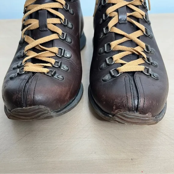The Original Car Shoe Leather Lace Up Ankle Length Boots Size 9.5 Gorpcore