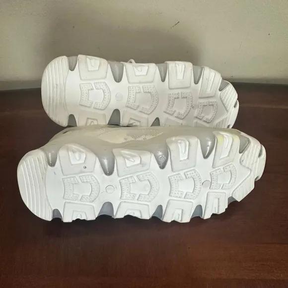 Thick-Soled Sport Shoes With Mesh, Rhinestones sneakers