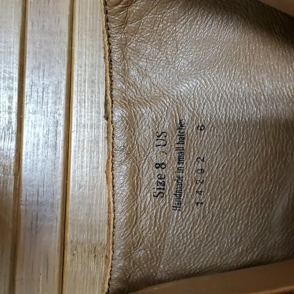 THURSDAY BOOT COMPANY, The Modern Zip Up Suede Ankle Boots, Cognac, Size 8, NWOT
