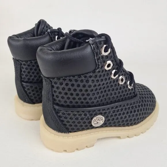 Timberland 6In Vent-Tech TODDLER Boots Outdoors Black Casual