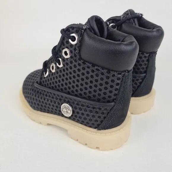 Timberland 6In Vent-Tech TODDLER Boots Outdoors Black Casual