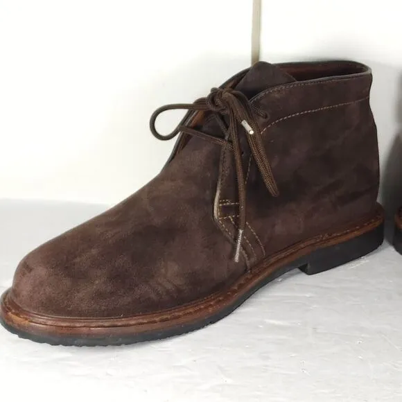 Timberland Boot Company Men’s US 10W Black Suede Leather Ankle Chukka Boots