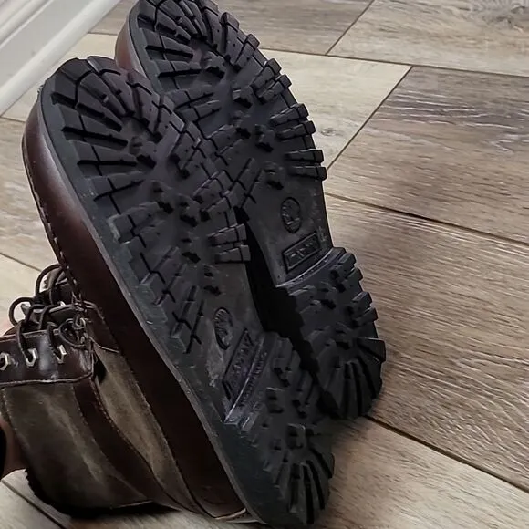 Timberland boots brown leather