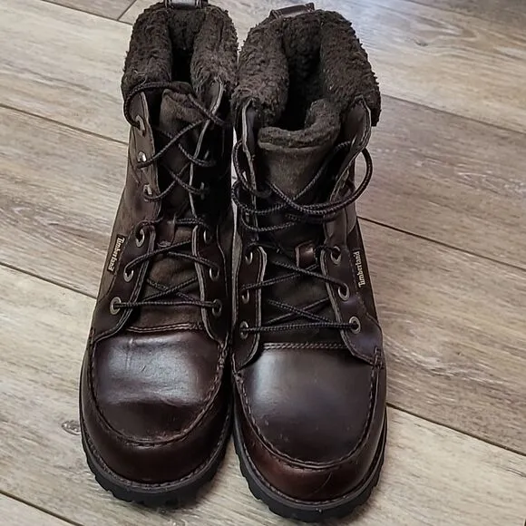 Timberland boots brown leather