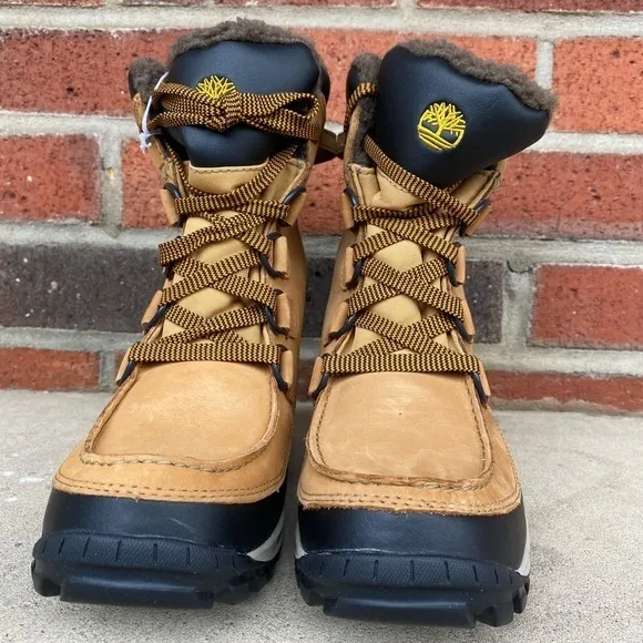 Timberland Junior Ridge ChillBerg Snow Boots Waterproof Wheat 3591R