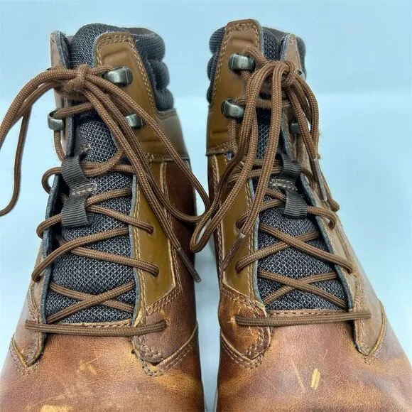 Timberland Men's Graydon Sneaker Brown Leather Boot Size 11 Casual Ankle Lace Up