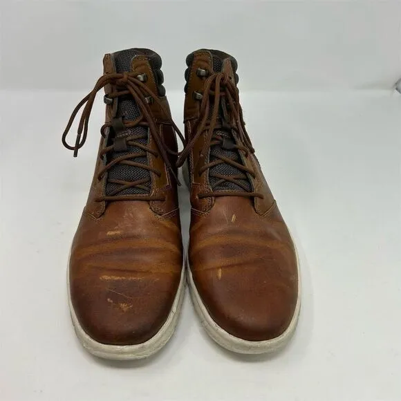 Timberland Men's Graydon Sneaker Brown Leather Boot Size 11 Casual Ankle Lace Up