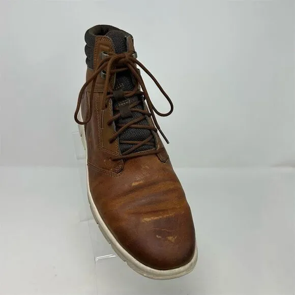 Timberland Men's Graydon Sneaker Brown Leather Boot Size 11 Casual Ankle Lace Up