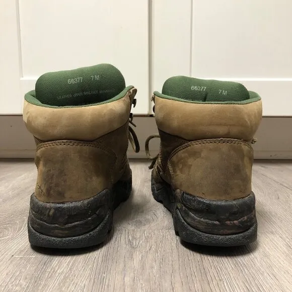 Timberland Men's Size 7 Boots Lace Up Outdoor Hiking Leather Shoes Waterproof