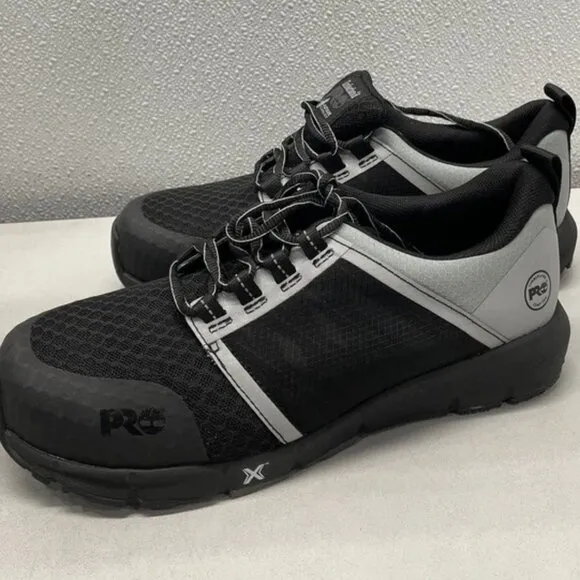 Timberland PRO Day One Radius Safety Toe Shoes Women’s Size 9.5 Black Low Top