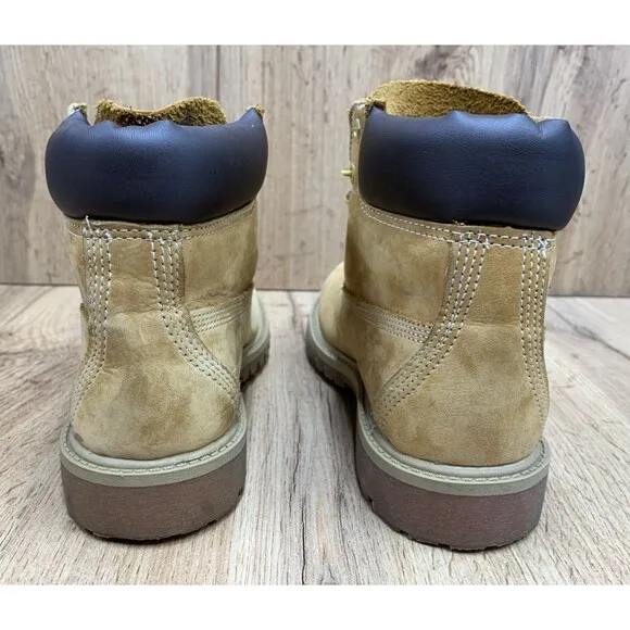 Timberland Wheat Nubuck Insulated Waterproof Boots 12709 Youth Kids Size 3