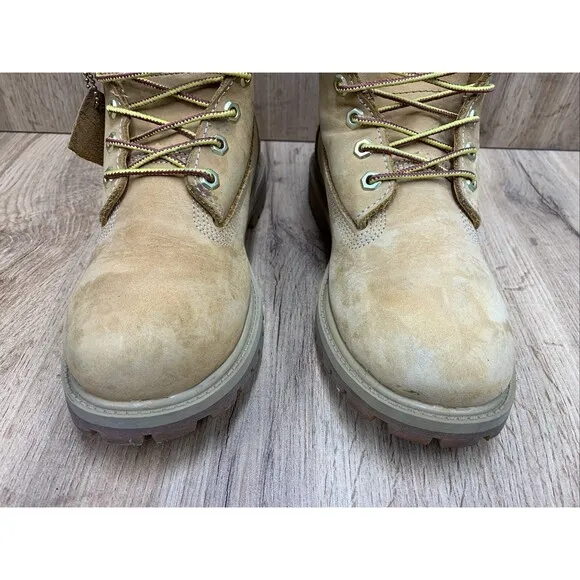 Timberland Wheat Nubuck Insulated Waterproof Boots 12709 Youth Kids Size 3
