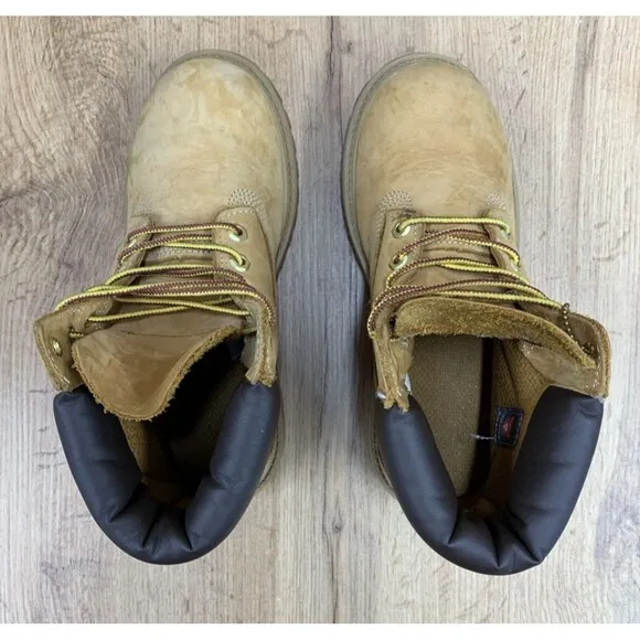 Timberland Wheat Nubuck Insulated Waterproof Boots 12709 Youth Kids Size 3
