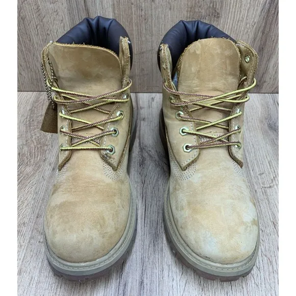 Timberland Wheat Nubuck Insulated Waterproof Boots 12709 Youth Kids Size 3