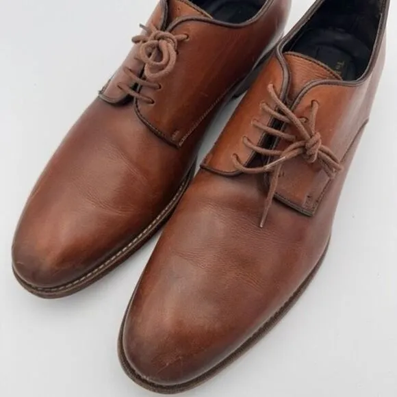 To Boot New York Men’s Declan Plain Toe Derby Shoes Made in Italy Size 10