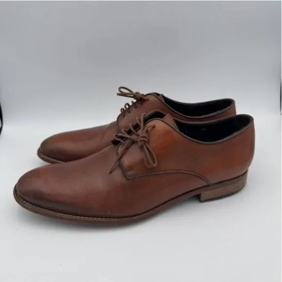 To Boot New York Men’s Declan Plain Toe Derby Shoes Made in Italy Size 10