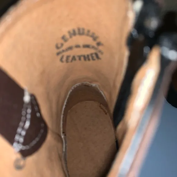 Toddler Boys Carreta Leather Boots Brown/Tan