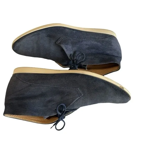 TODS Men's Grayish Blue Suede Leather Chukka Ankle Boots Italy Size UK 8…