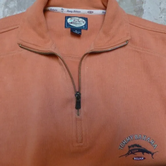 TOMMY  BAHAMA ARUBA PULLOVER HTF COLOR
