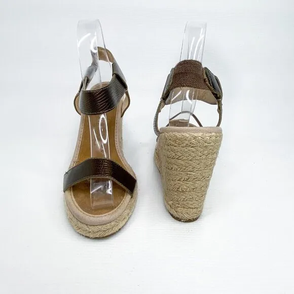 TOMMY BAHAMA Rokayla Wedge Open Toe Sandals 8