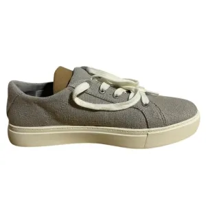 Toms Womens Kameron Lace-Up Shoes Drizzle Grey Two-Tone Slub Size 9