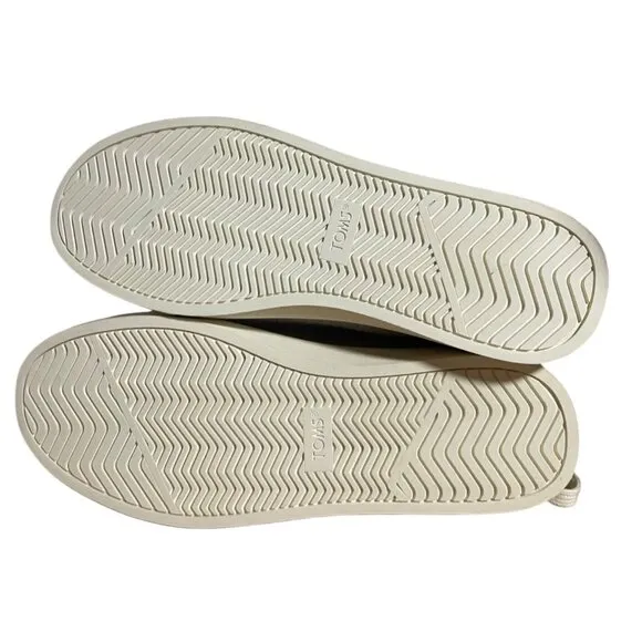 Toms Womens Kameron Lace-Up Shoes Drizzle Grey Two-Tone Slub Size 9