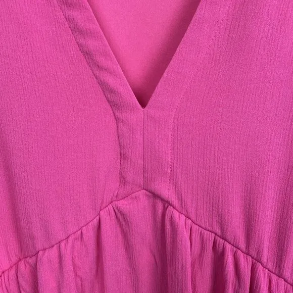 TORRID Mini Washable Gauze Hi Low Waist Tunic Dress - Sangria Sunset - Size 3X