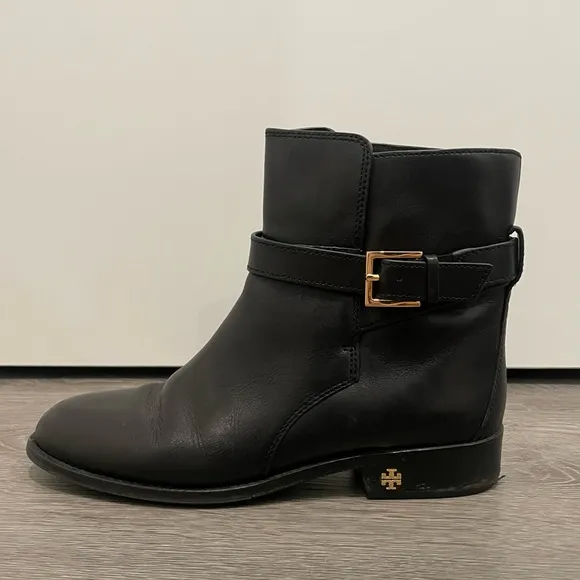 Tory Burch Ankle Leather Boots “Brooke”