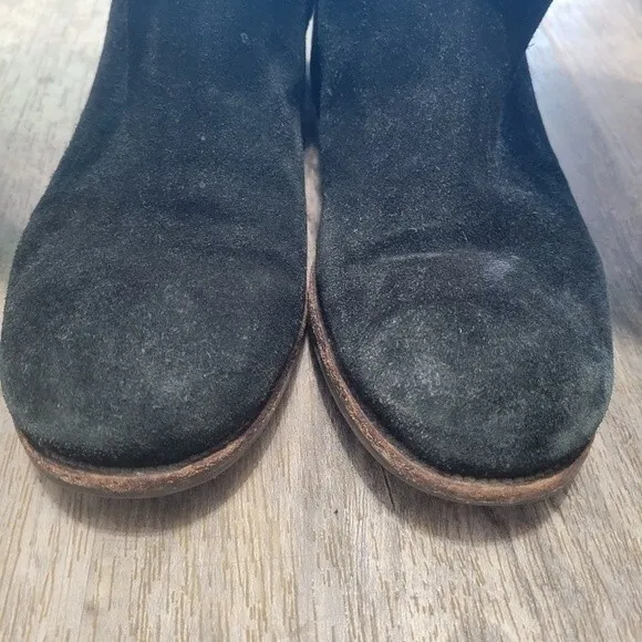 Tory Burch Jenna suede zip riding boots