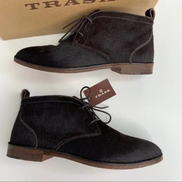 Trask Addy Brown Hair Calf Shoes Size 7 NEW