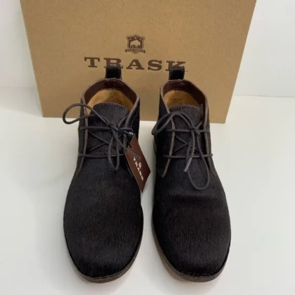 Trask Addy Brown Hair Calf Shoes Size 7 NEW