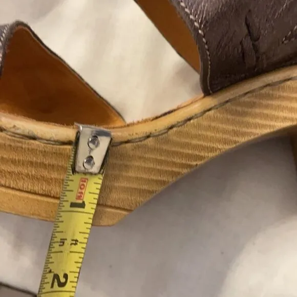 TSONGA PEWTER/BRONZE MULES.  LIGHTWEIGHT.  COMFY.  NEW
