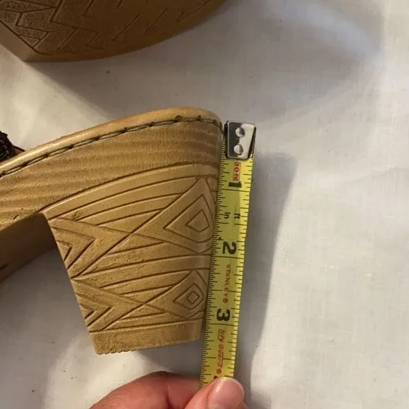 TSONGA PEWTER/BRONZE MULES.  LIGHTWEIGHT.  COMFY.  NEW