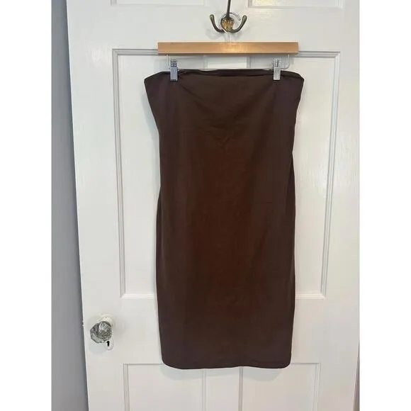 Tuckernuck Bronze Metallic Knit Indie Midi Dress $298 NWT Large L