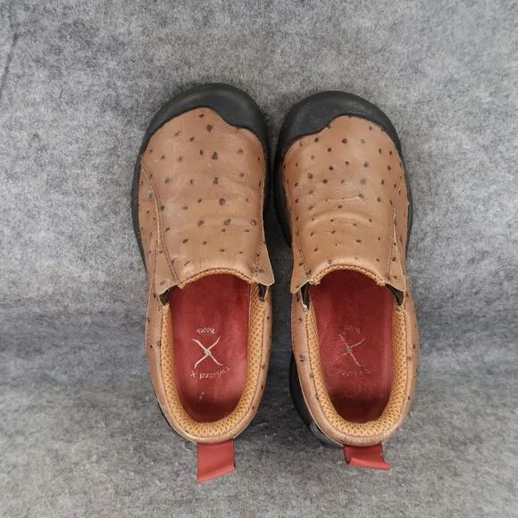 Twisted X Shoes Womens 5.5 Slip On Loafer Moc Leather Western Casual Comfort