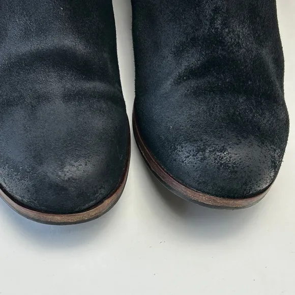 UGG Australia Annisa Suede Leather Genuine Sheep Skin Black Boots