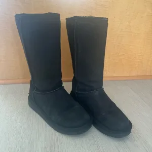 UGG Australia TALL Boot Womens Classic Black Suede Size US 7 Casual Pull On