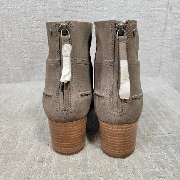 UGG Bandara Women's Size 11 US Brown Suede Back Zip Casual Bootie Boots 1095053