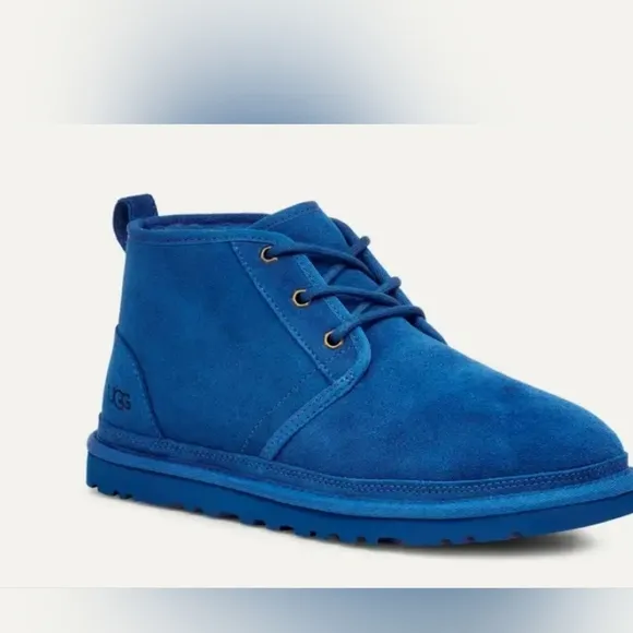 UGG Boy's Neumel Boots Blue Size 3 NEW