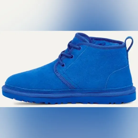 UGG Boy's Neumel Boots Blue Size 3 NEW