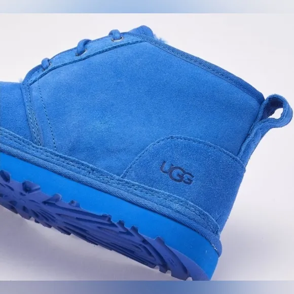 UGG Boy's Neumel Boots Blue Size 3 NEW