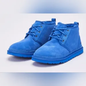 UGG Boy's Neumel Boots Blue Size 3 NEW