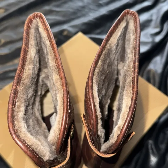 UGG Brown Leather Women's Boots
