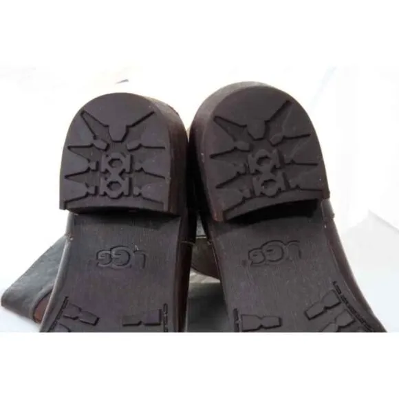 UGG cassis western boots leather distressed pull on womens sz 6