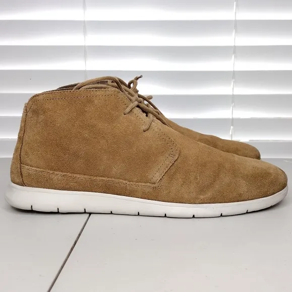 UGG Dustin Men's Suede Leather Lace Up Ankle Casual Chukka Boots Size 14