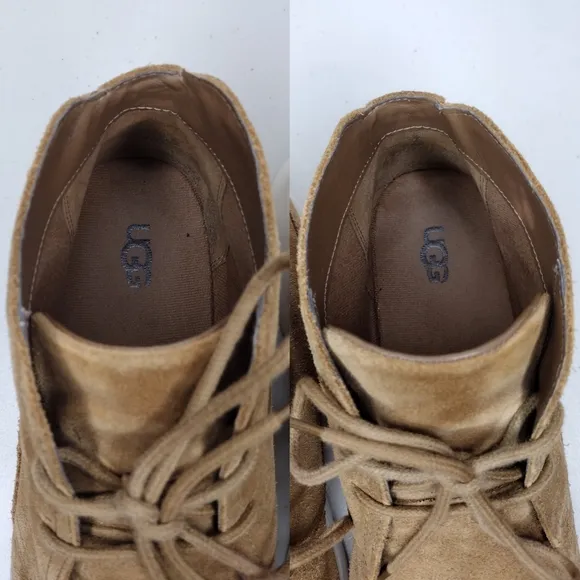 UGG Dustin Men's Suede Leather Lace Up Ankle Casual Chukka Boots Size 14
