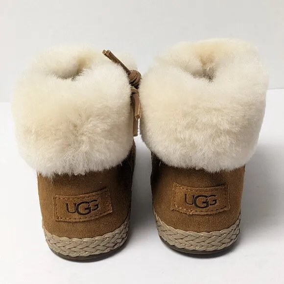 UGG Elowen Sheepskin Boots, Chestnut Suede, Women's 6 M