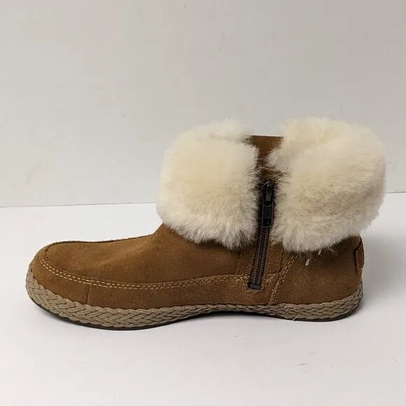 UGG Elowen Sheepskin Boots, Chestnut Suede, Women's 6 M